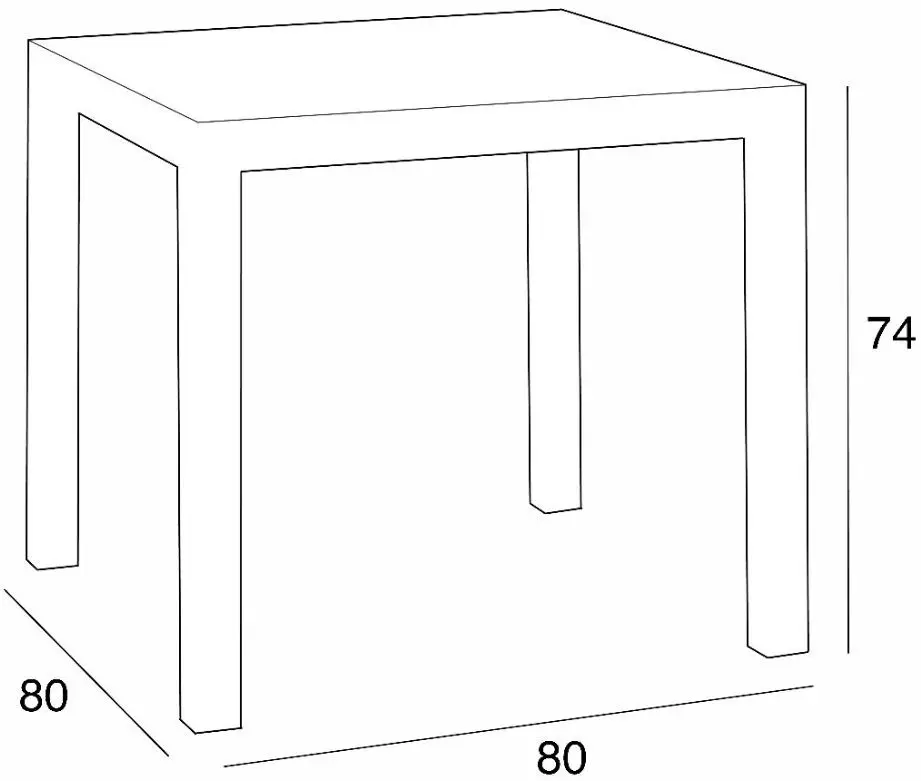Стол Bica Dallas (Graphite)