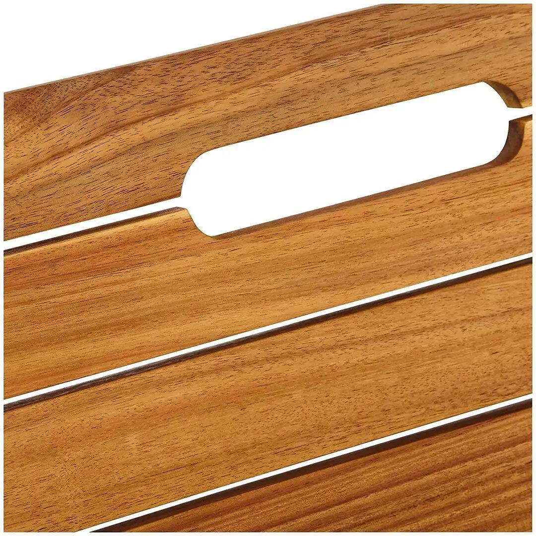 Masa Blooma Denia 90x90 (Acacia Wood) - 6