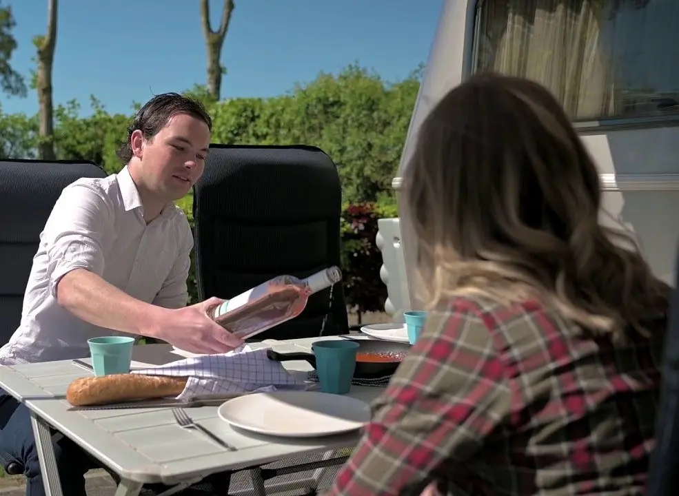 Masa pliabila CamPart Travel Michigan TA0806 (White)