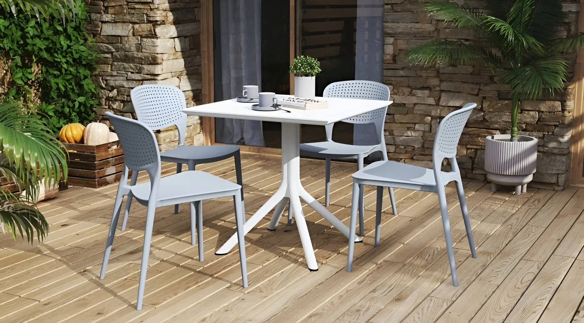 Стол Chomik FAT8724 (White) - 3