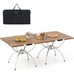 Набор столов Costway NP11844CF-2 (Natural) Thumb