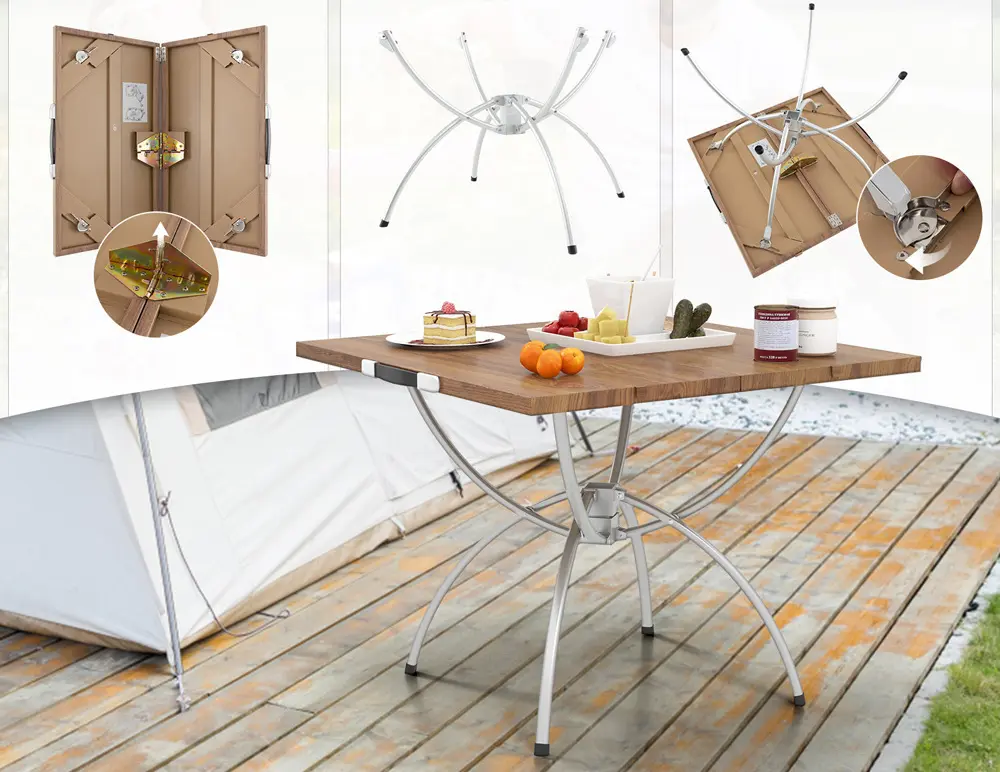 Набор столов Costway NP11844CF-2 (Natural)