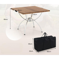 Набор столов Costway NP11844CF-2 (Natural) Thumb