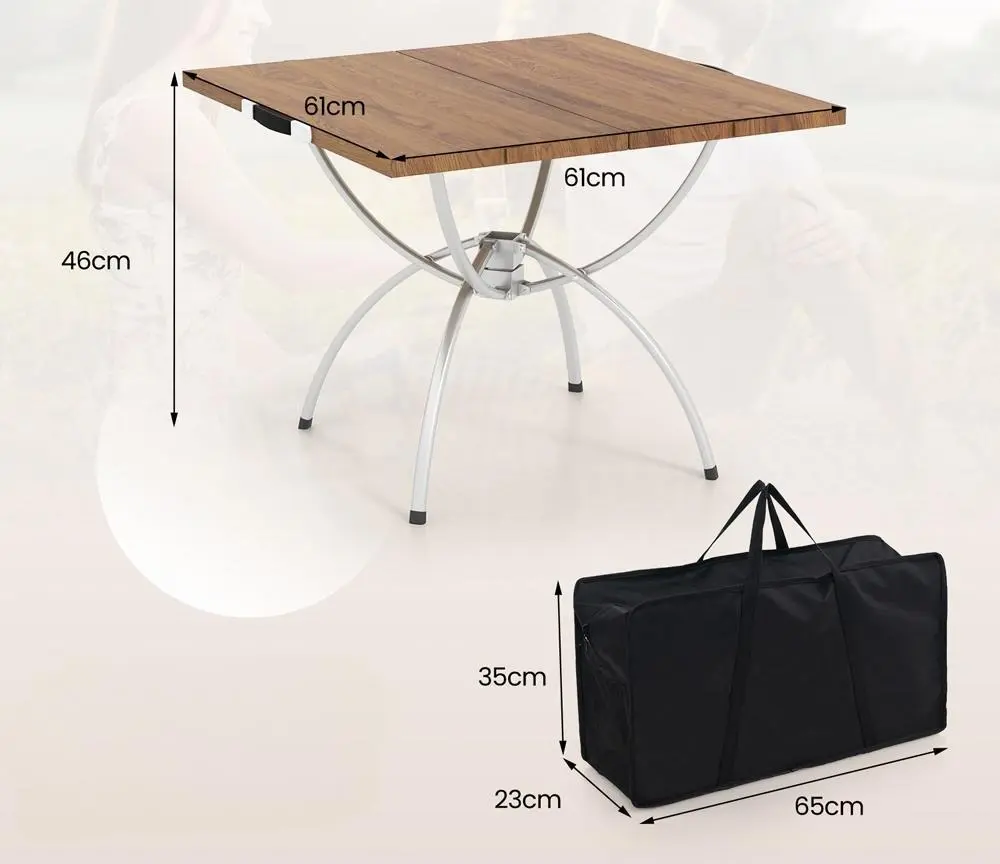 Набор столов Costway NP11844CF-2 (Natural)