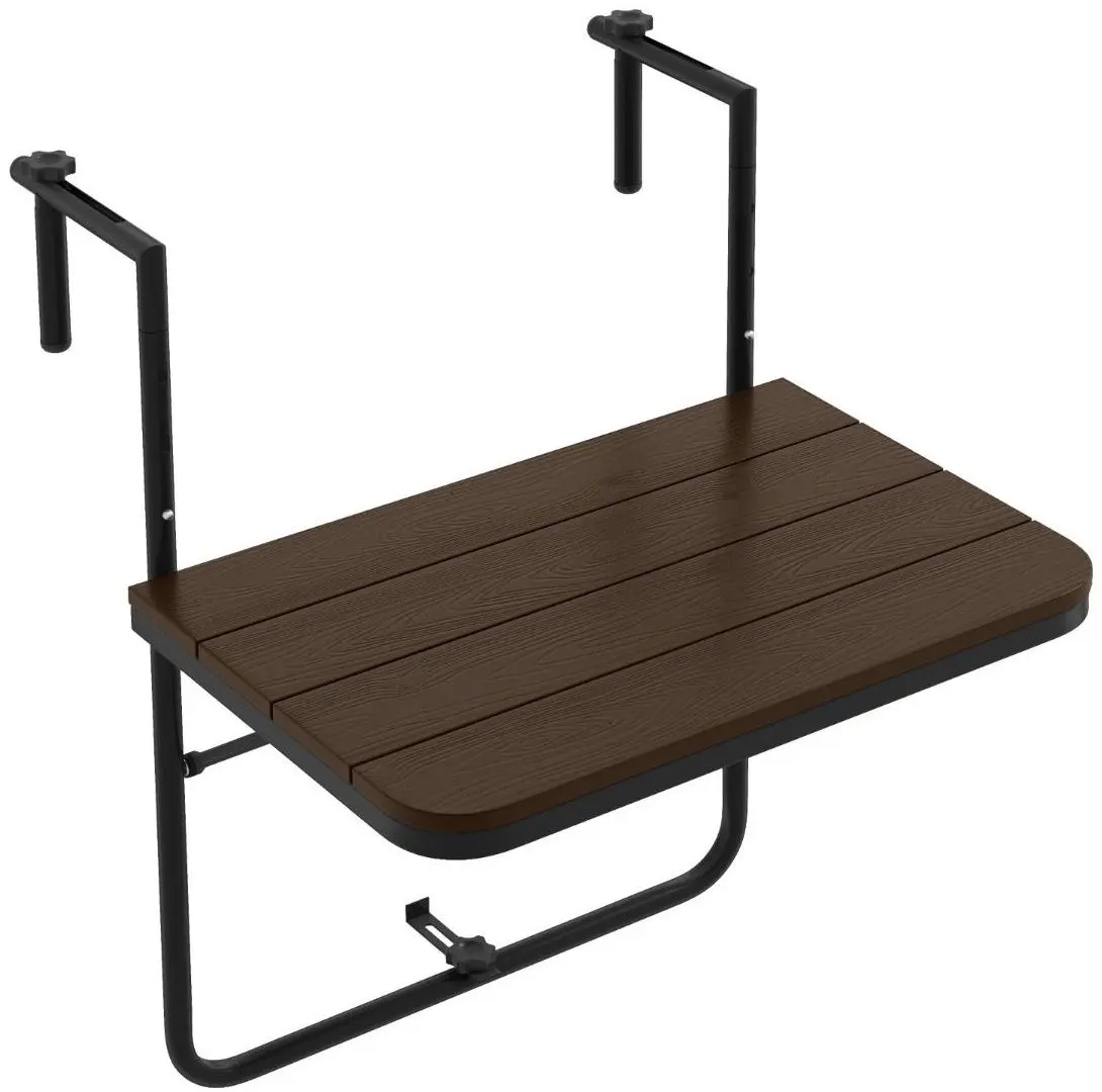 Masa suspendata de balcon Costway NP11099CF (Coffee/Black) - 2