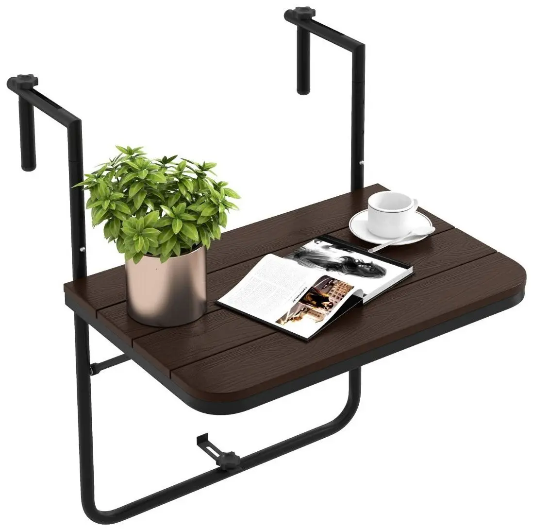 Masa suspendata de balcon Costway NP11099CF (Coffee/Black) - 3