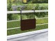 Masa suspendata de balcon Costway NP11099CF (Coffee/Black)