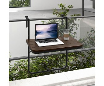 Masa suspendata de balcon Costway NP11099CF (Coffee/Black)