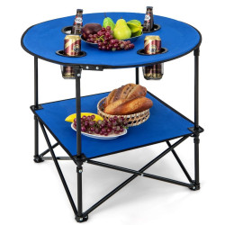 Masa plianta Costway NP11000BL (Blue/Black) Thumb