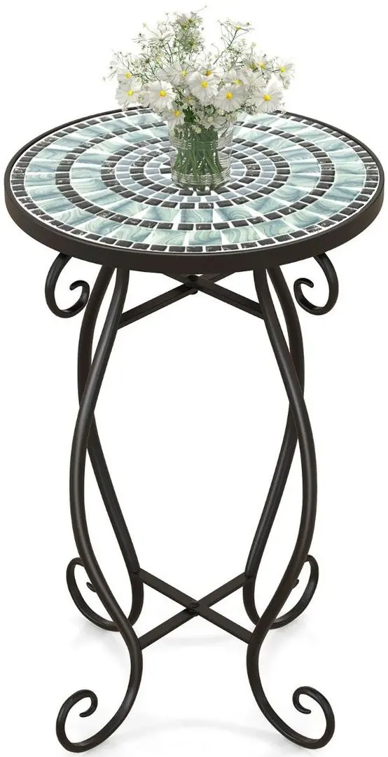 Стол Costway GT4059 (Black/Blue) - 5