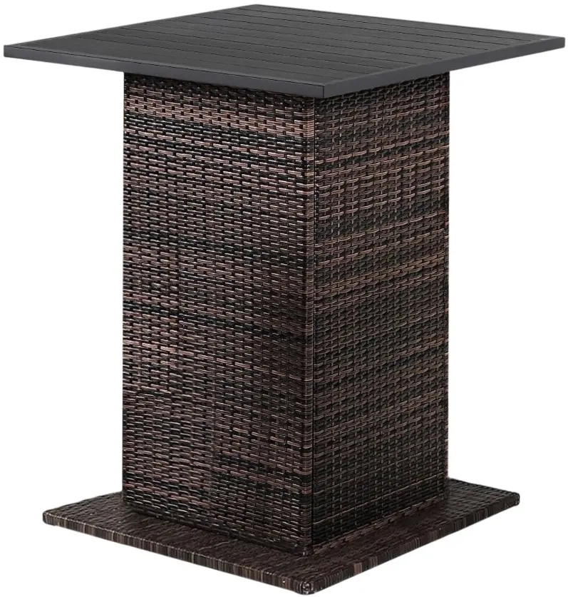 Masa Costway HW68244WH-12 (Brown) - 4