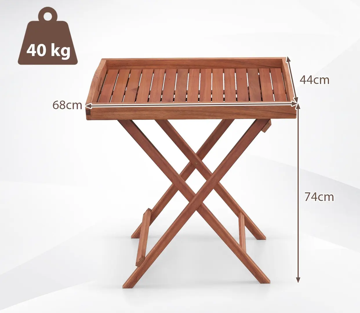 Masa Costway HW71515 (Natural)