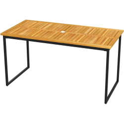 Masa Costway HW72937 (Natural/Black) Thumb