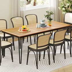 Стол Costway HW73167 (Natural/Black) Thumb