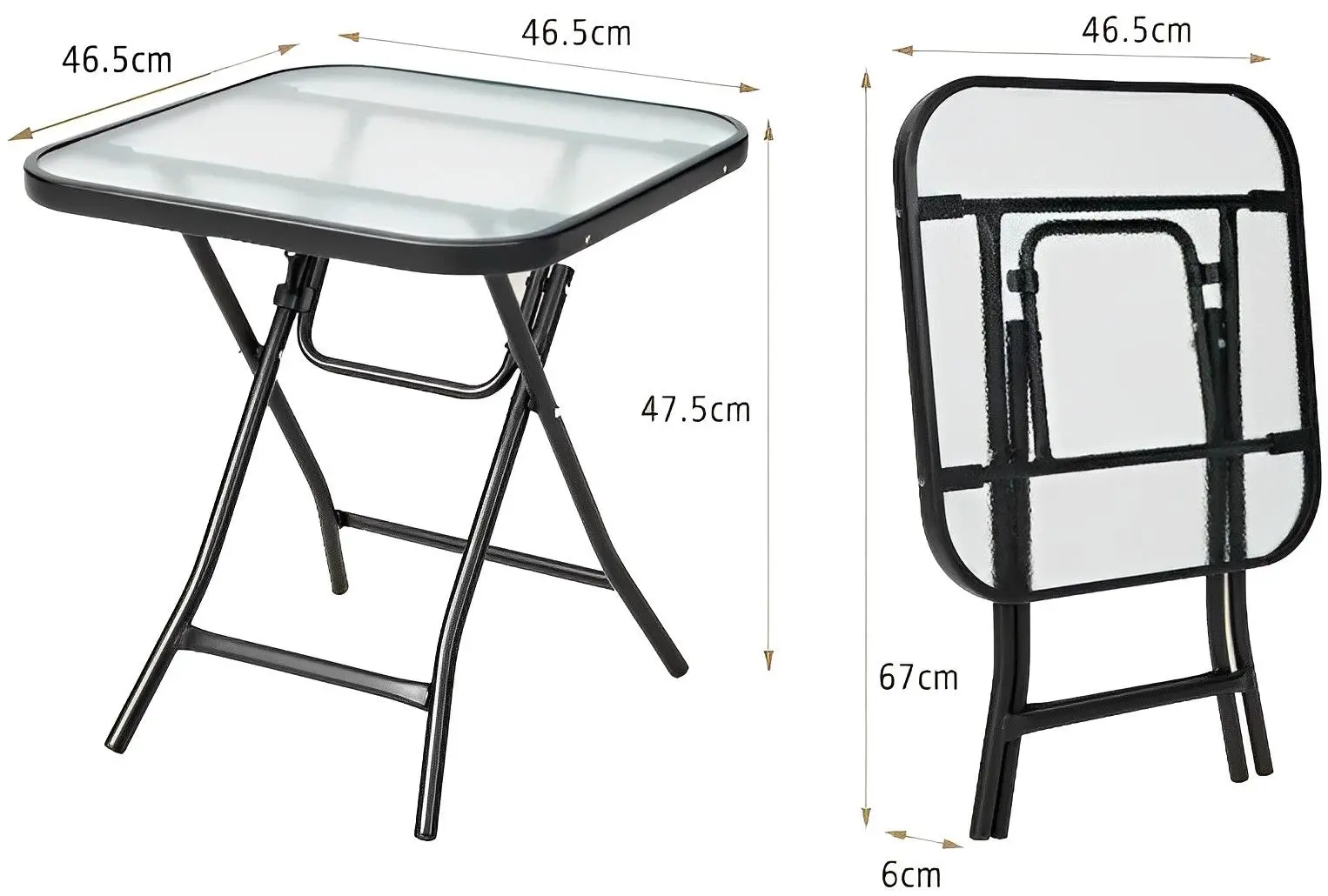 Стол Costway NP10401 (Black)