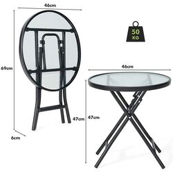 Стол Costway NP10402 (Black) Thumb