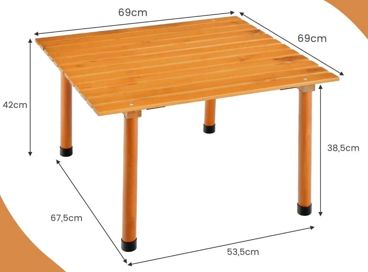 Стол Costway NP10908NA (Natural)