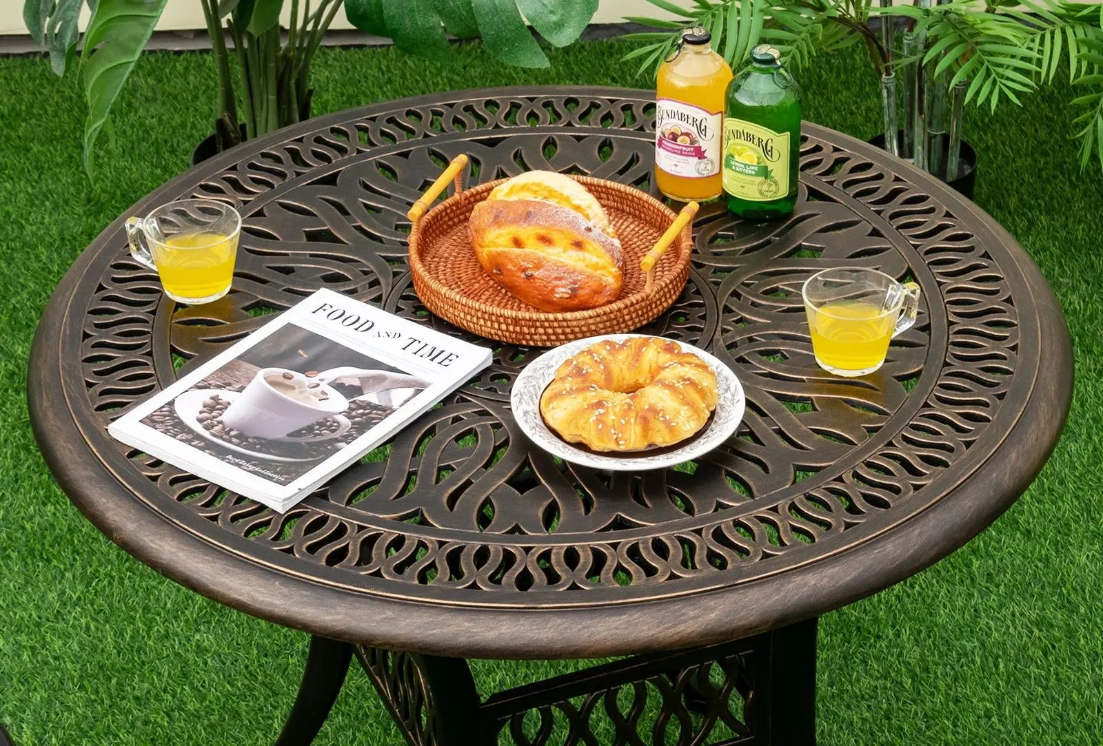 Masa Costway NP10956CP (Bronze) - 2