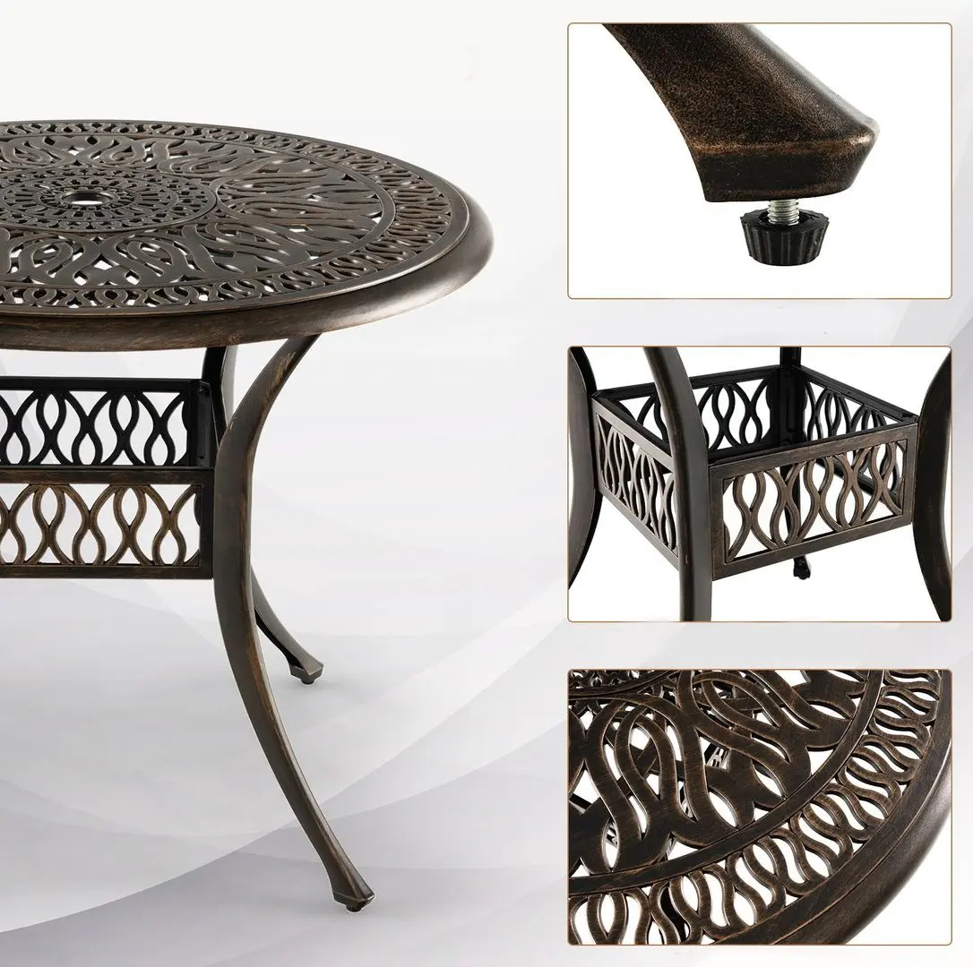 Masa Costway NP10956CP (Bronze) - 3