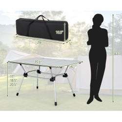 Masa Costway NP11146SL (Silver) Thumb