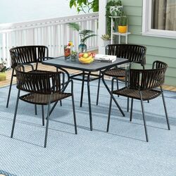 Masa Costway NP11155GR (Grey/Black) Thumb