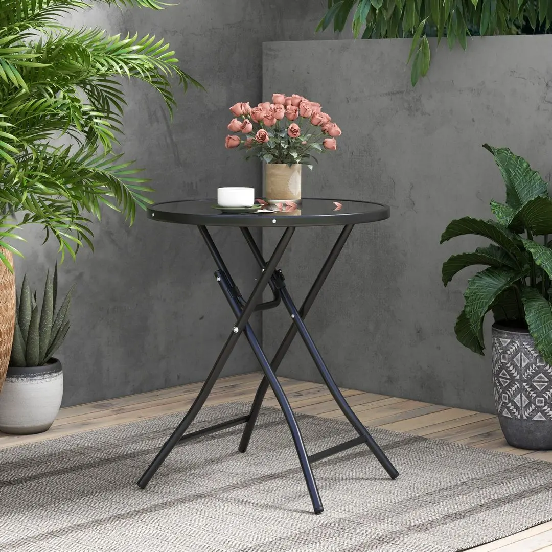 Стол складной Costway NP11359 (Black) - 3