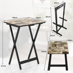 Masa Costway NP11812DK (Black) Thumb