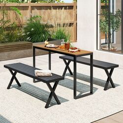 Стол Costway NP12153 (Brown/Black) Thumb