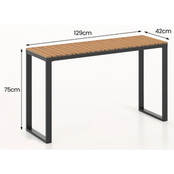 Стол Costway NP12153 (Brown/Black) Thumb