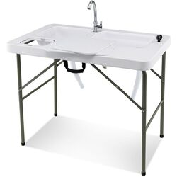 Masa pentru curatare a pestelui Costway NP10738WH (White)