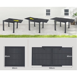 Masa extensibila Costway NP11692GR (Grey) Thumb