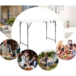 Masa pliabila Costway NP10265 (White) Thumb