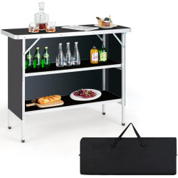Стол складной Costway NP10612DK (Black) Thumb