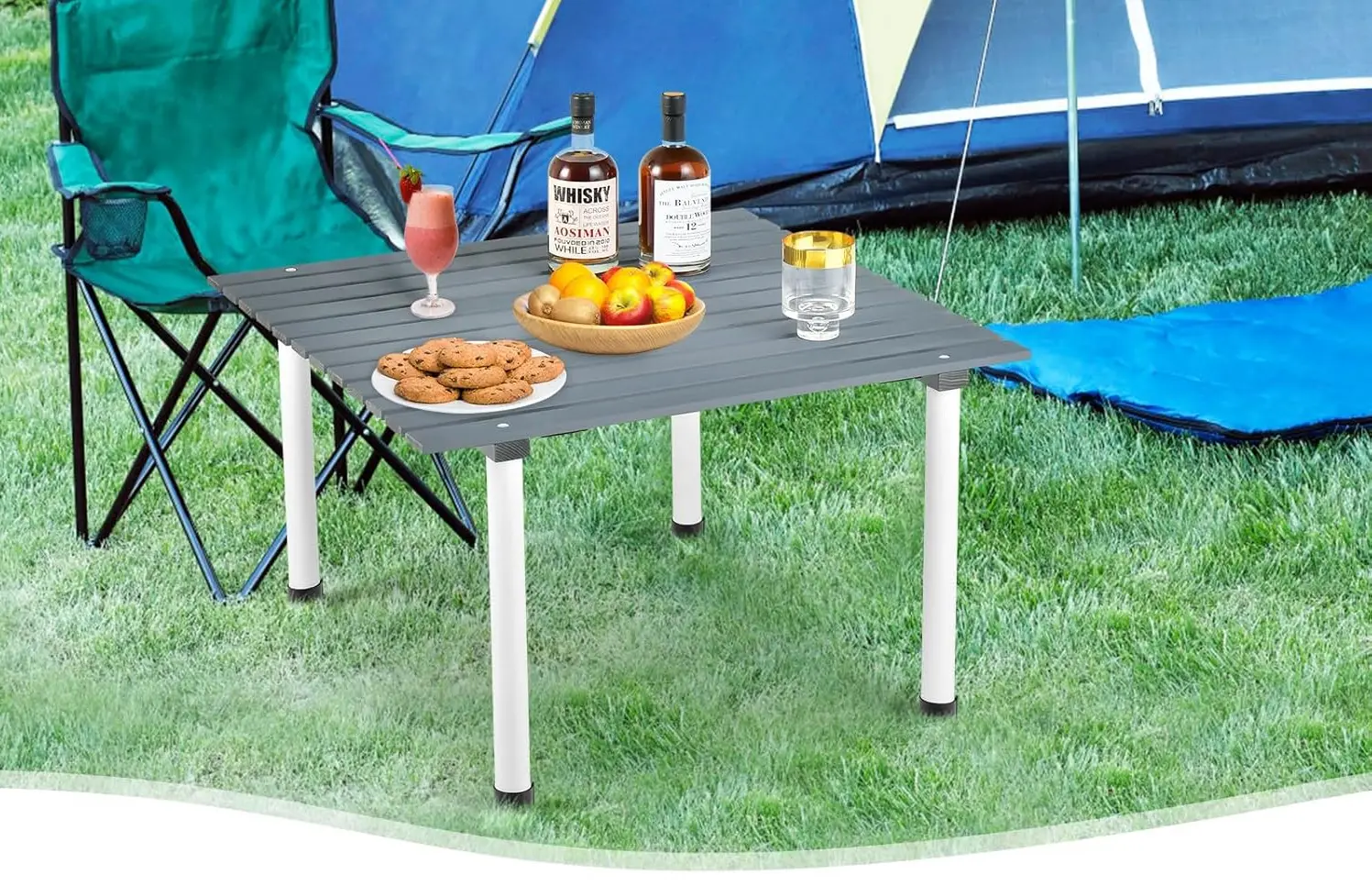 Masa pliabila Costway NP10908GR (Grey)