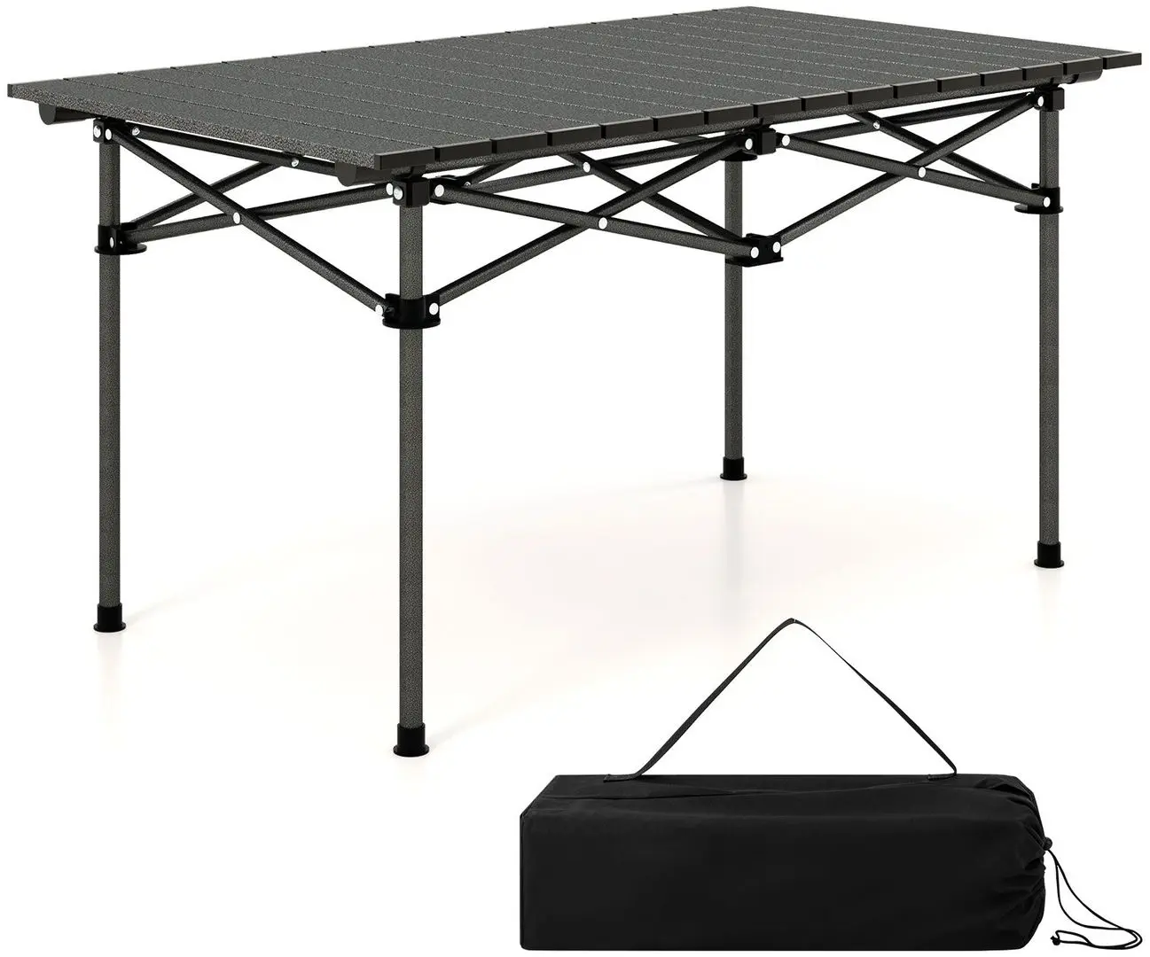 Стол складной Costway NP11004BK (Black) - 6