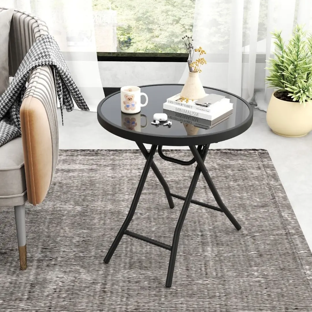 Стол складной Costway NP11314DK (Black)