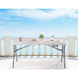 Стол складной Costway NP11431 (White) Thumb