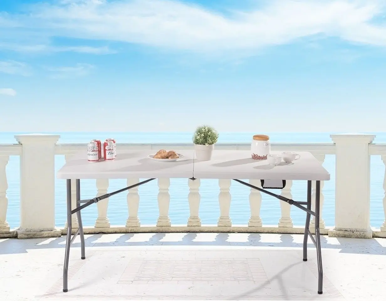 Стол складной Costway NP11431 (White)