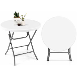 Стол складной Costway NP11702 (White) Thumb