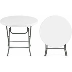 Стол складной Costway NP11702 (White) Thumb