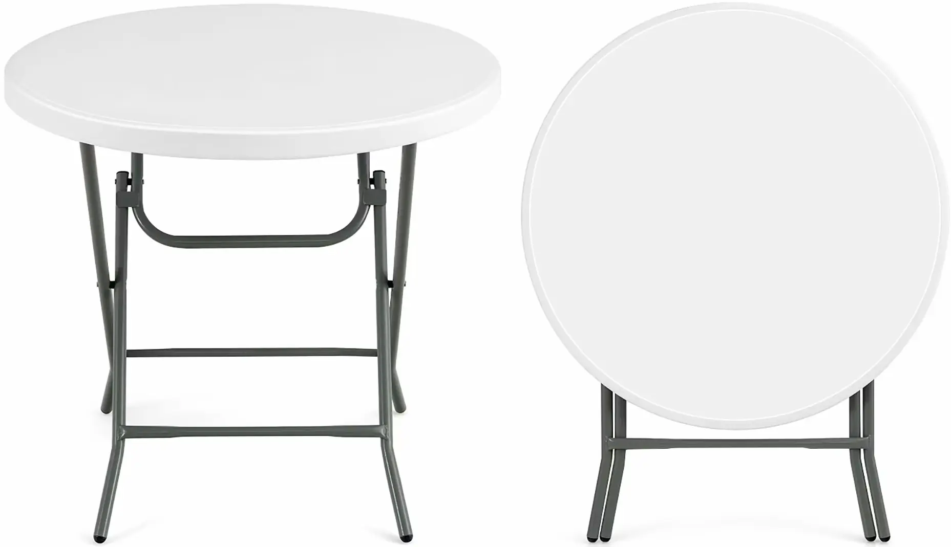 Стол складной Costway NP11702 (White) - 4