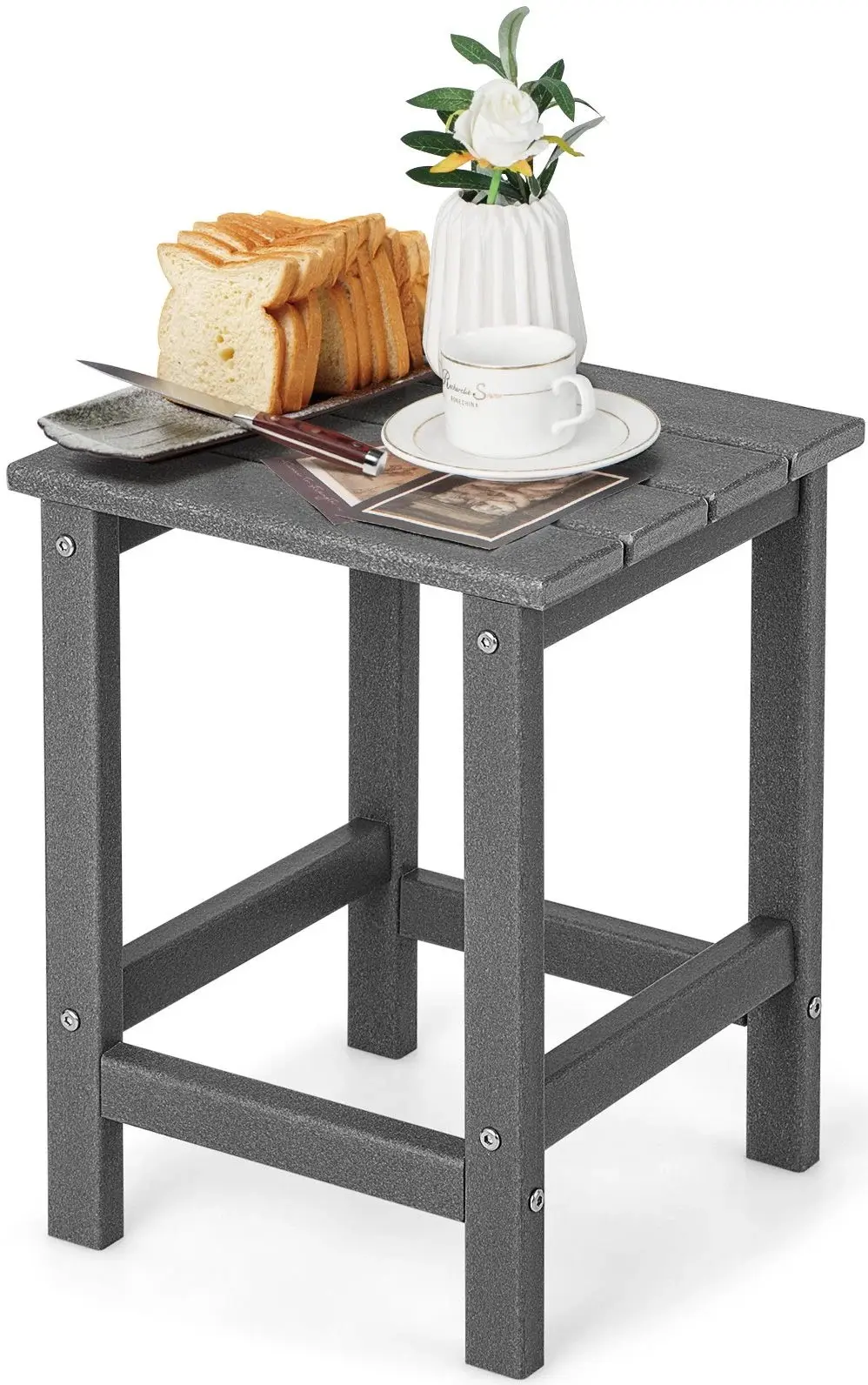 Masa pentru reviste Costway NP10939GR (Grey) - 2