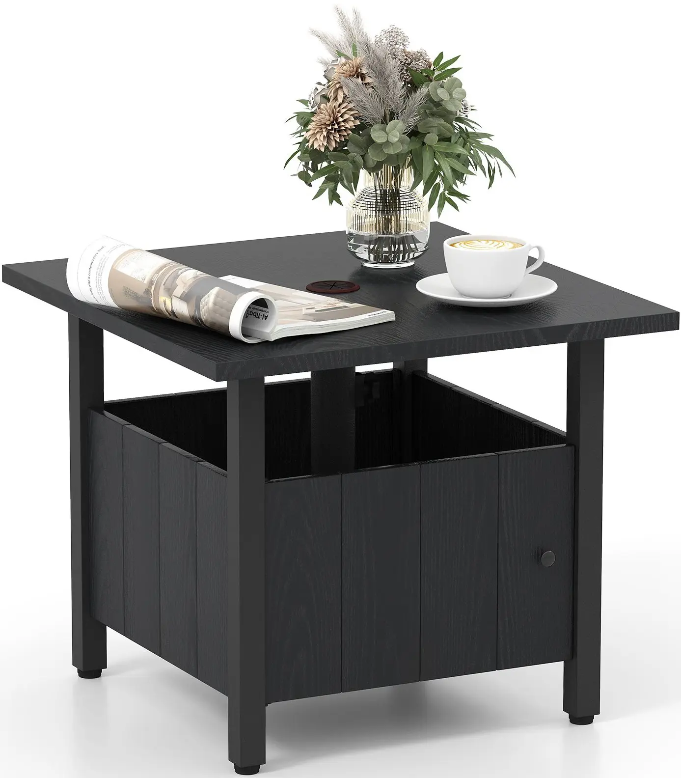 Журнальный столик Costway NP12575DK (Black) - 3