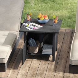 Журнальный столик Costway NP12575DK (Black) Thumb