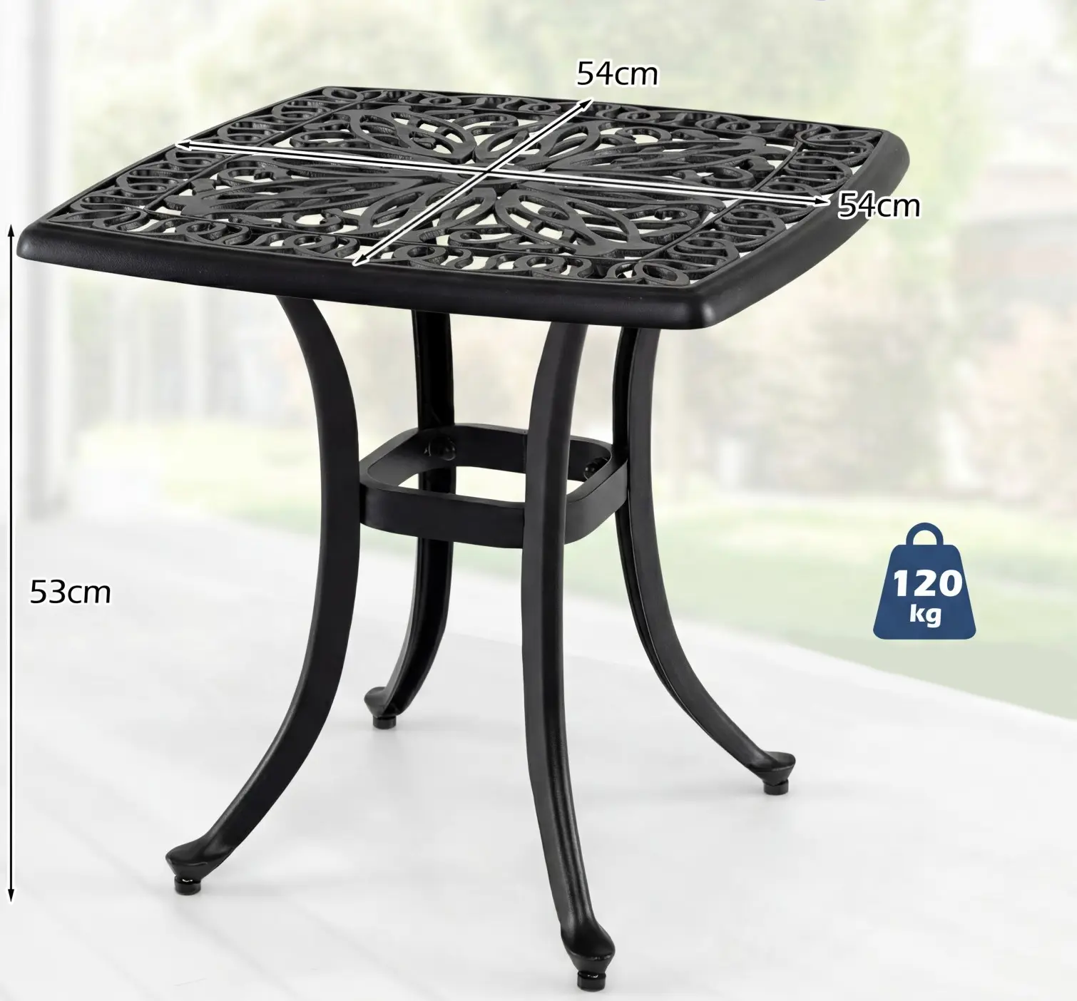 Журнальный столик Costway NP12855BK (Black) - 3