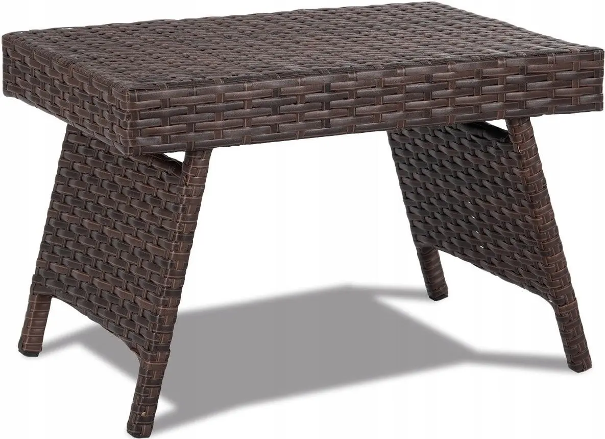 Журнальный столик складной Costway HW69576BN (Brown) - 3