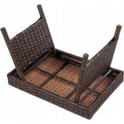 Журнальный столик складной Costway HW69576BN (Brown) Thumb