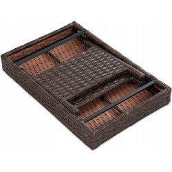 Журнальный столик складной Costway HW69576BN (Brown) Thumb