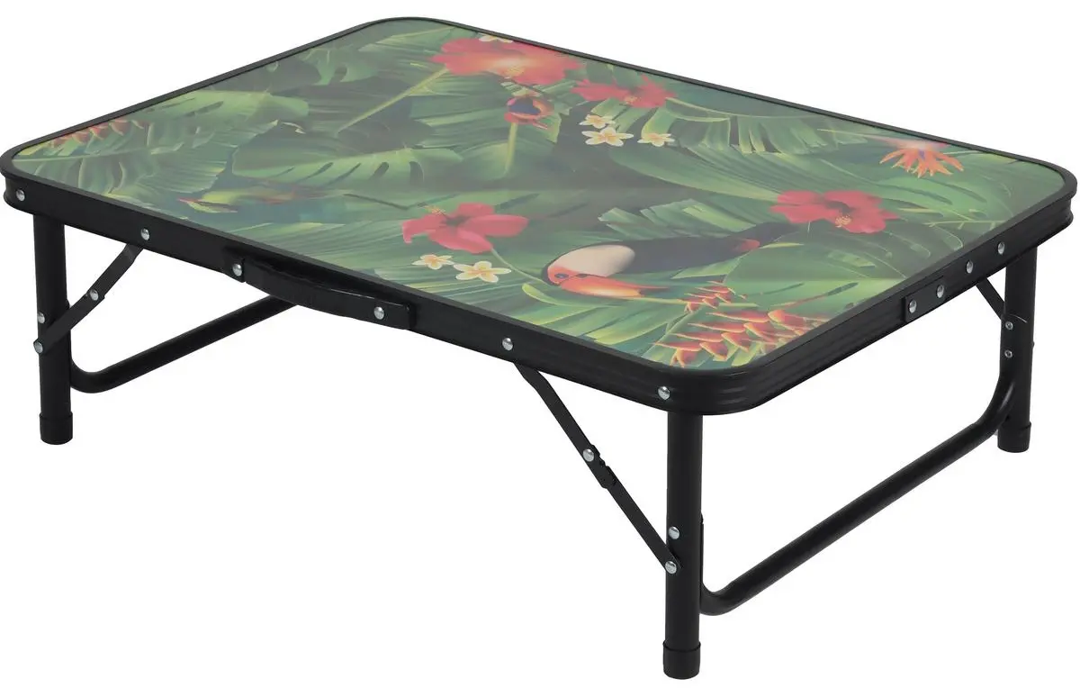 Складной садовый стол Enero camp 1066165 (Black/Flowers) - 2