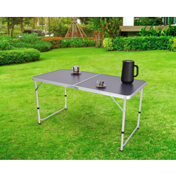 Стол складной Enero Camp 1055213 (Grey/Silver)